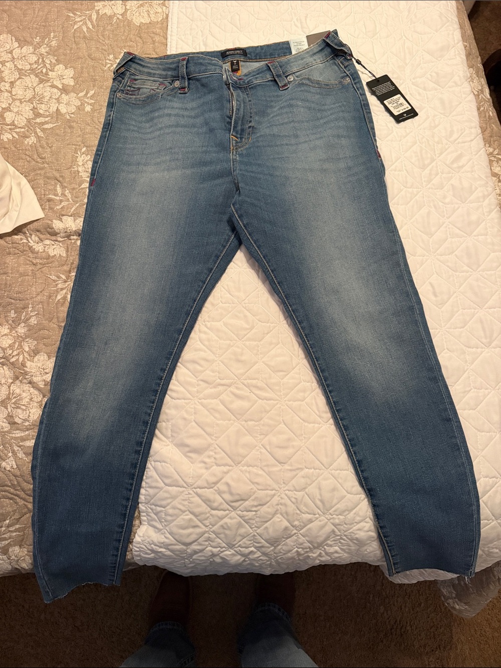 True Religion Women's Light Blue Skinny Jeans